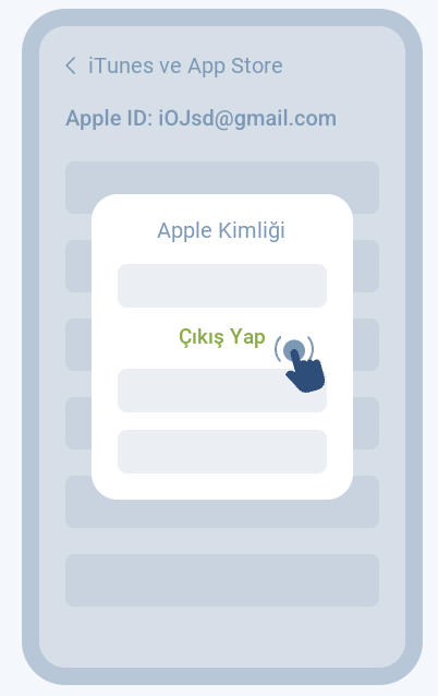 Çıkış yapın